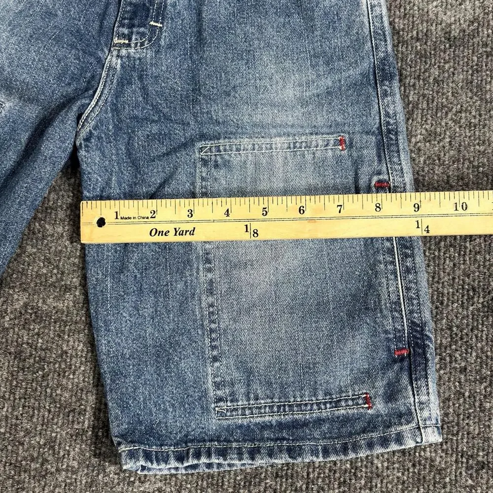 OshKosh B'gosh Shorts Boys 6 Blue Denim Jean Utility Elastic Waist New Tags